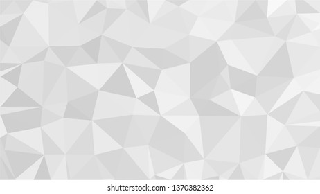 White Polygonal Mosaic Background, Low Poly Style, Vector illustration, Business Design Templates