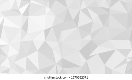 White Polygonal Mosaic Background, Low Poly Style, Vector illustration, Business Design Templates