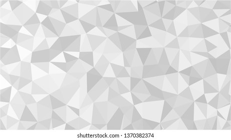 White Polygonal Mosaic Background, Low Poly Style, Vector illustration, Business Design Templates