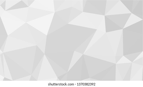 White Polygonal Mosaic Background, Low Poly Style, Vector illustration, Business Design Templates