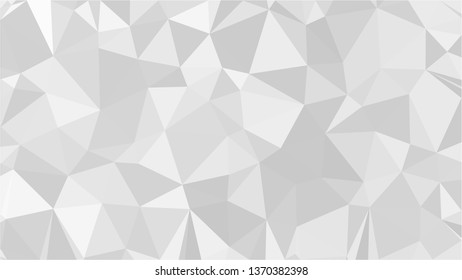 White Polygonal Mosaic Background, Low Poly Style, Vector illustration, Business Design Templates