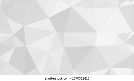 White Polygonal Mosaic Background, Low Poly Style, Vector illustration, Business Design Templates