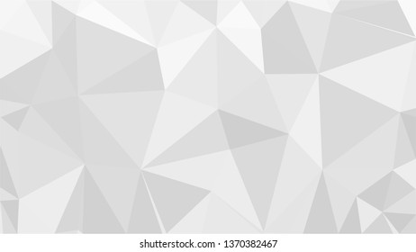 White Polygonal Mosaic Background, Low Poly Style, Vector illustration, Business Design Templates