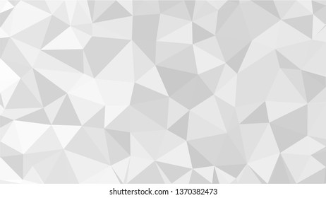 White Polygonal Mosaic Background, Low Poly Style, Vector illustration, Business Design Templates