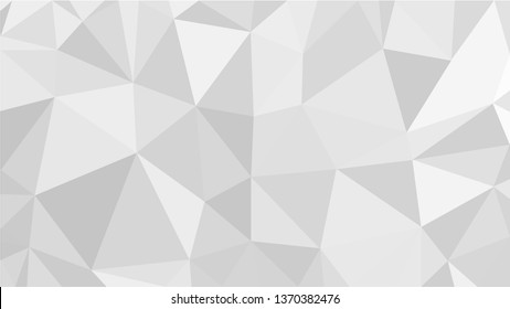 White Polygonal Mosaic Background, Low Poly Style, Vector illustration, Business Design Templates