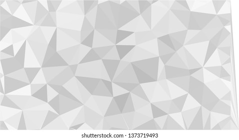 White Polygonal Mosaic Background, Low Poly Style, Vector illustration, Business Design Templates
