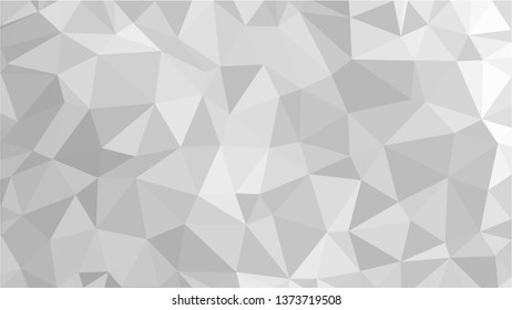 White Polygonal Mosaic Background, Low Poly Style, Vector illustration, Business Design Templates