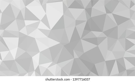White Polygonal Mosaic Background, Low Poly Style, Vector illustration, Business Design Templates