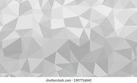 White Polygonal Mosaic Background, Low Poly Style, Vector illustration, Business Design Templates