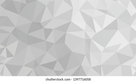 White Polygonal Mosaic Background, Low Poly Style, Vector illustration, Business Design Templates
