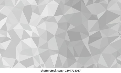 White Polygonal Mosaic Background, Low Poly Style, Vector illustration, Business Design Templates