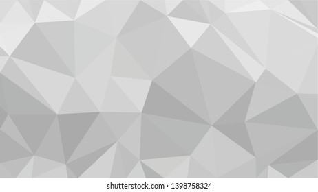 White Polygonal Mosaic Background, Low Poly Style, Vector illustration, Business Design Templates
