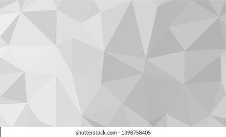 White Polygonal Mosaic Background, Low Poly Style, Vector illustration, Business Design Templates