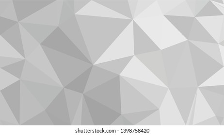 White Polygonal Mosaic Background, Low Poly Style, Vector illustration, Business Design Templates
