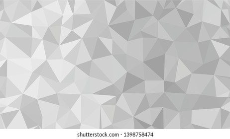White Polygonal Mosaic Background, Low Poly Style, Vector illustration, Business Design Templates
