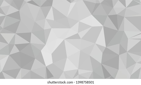 White Polygonal Mosaic Background, Low Poly Style, Vector illustration, Business Design Templates
