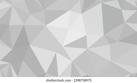 White Polygonal Mosaic Background, Low Poly Style, Vector illustration, Business Design Templates