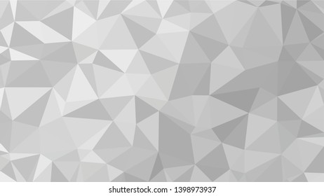 White Polygonal Mosaic Background, Low Poly Style, Vector illustration, Business Design Templates