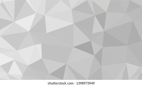 White Polygonal Mosaic Background, Low Poly Style, Vector illustration, Business Design Templates