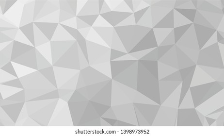 White Polygonal Mosaic Background, Low Poly Style, Vector illustration, Business Design Templates