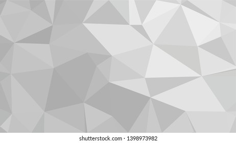 White Polygonal Mosaic Background, Low Poly Style, Vector illustration, Business Design Templates