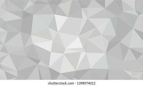 White Polygonal Mosaic Background, Low Poly Style, Vector illustration, Business Design Templates