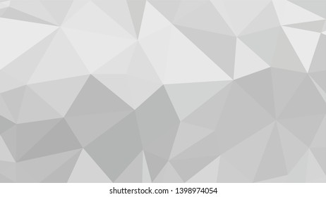White Polygonal Mosaic Background, Low Poly Style, Vector illustration, Business Design Templates
