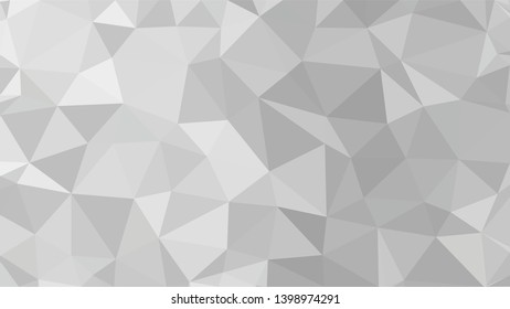 White Polygonal Mosaic Background, Low Poly Style, Vector illustration, Business Design Templates