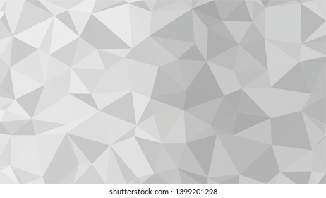 White Polygonal Mosaic Background, Low Poly Style, Vector illustration, Business Design Templates