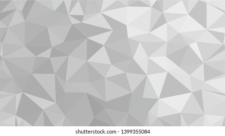 White Polygonal Mosaic Background, Low Poly Style, Vector illustration, Business Design Templates