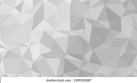 White Polygonal Mosaic Background, Low Poly Style, Vector illustration, Business Design Templates