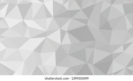White Polygonal Mosaic Background, Low Poly Style, Vector illustration, Business Design Templates