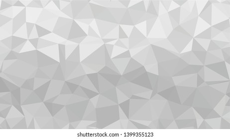 White Polygonal Mosaic Background, Low Poly Style, Vector illustration, Business Design Templates