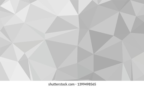 White Polygonal Mosaic Background, Low Poly Style, Vector illustration, Business Design Templates