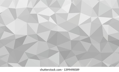 White Polygonal Mosaic Background, Low Poly Style, Vector illustration, Business Design Templates