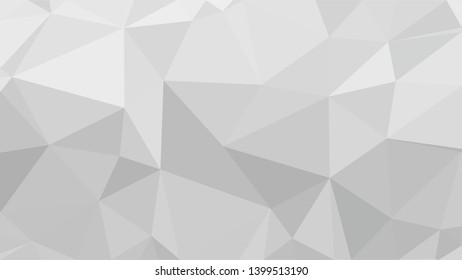 White Polygonal Mosaic Background, Low Poly Style, Vector illustration, Business Design Templates