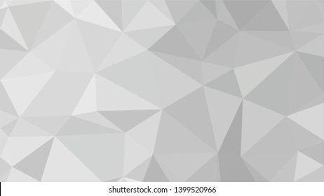 White Polygonal Mosaic Background, Low Poly Style, Vector illustration, Business Design Templates