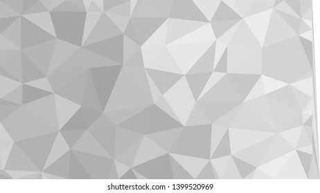 White Polygonal Mosaic Background, Low Poly Style, Vector illustration, Business Design Templates