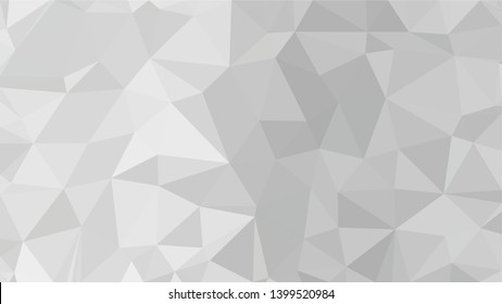 White Polygonal Mosaic Background, Low Poly Style, Vector illustration, Business Design Templates