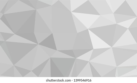 White Polygonal Mosaic Background, Low Poly Style, Vector illustration, Business Design Templates