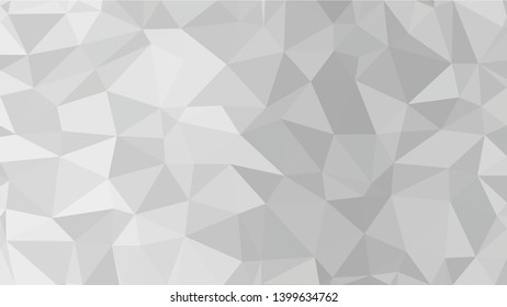 White Polygonal Mosaic Background, Low Poly Style, Vector illustration, Business Design Templates