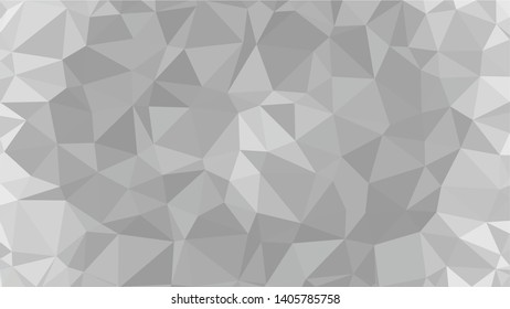 White Polygonal Mosaic Background, Low Poly Style, Vector illustration, Business Design Templates