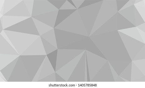 White Polygonal Mosaic Background, Low Poly Style, Vector illustration, Business Design Templates
