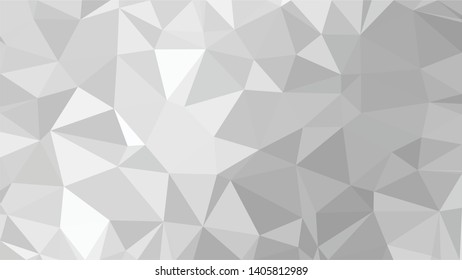 White Polygonal Mosaic Background, Low Poly Style, Vector illustration, Business Design Templates