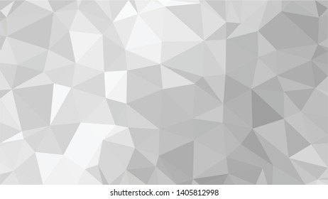 White Polygonal Mosaic Background, Low Poly Style, Vector illustration, Business Design Templates