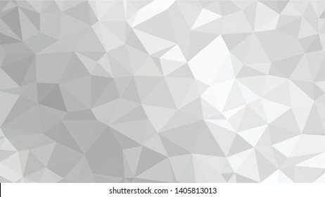 White Polygonal Mosaic Background, Low Poly Style, Vector illustration, Business Design Templates