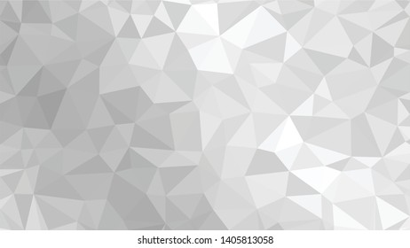 White Polygonal Mosaic Background, Low Poly Style, Vector illustration, Business Design Templates