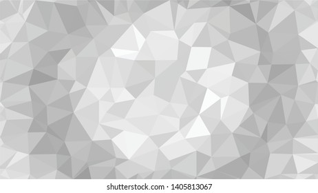 White Polygonal Mosaic Background, Low Poly Style, Vector illustration, Business Design Templates