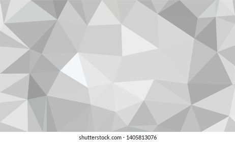 White Polygonal Mosaic Background, Low Poly Style, Vector illustration, Business Design Templates