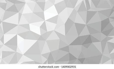 White Polygonal Mosaic Background, Low Poly Style, Vector illustration, Business Design Templates